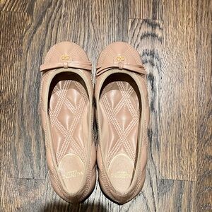 Valentino Women's Nude Quilted Flats